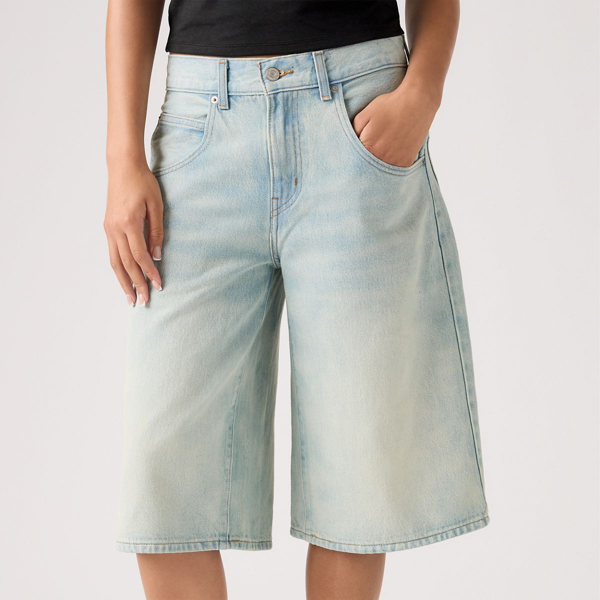 Super Baggy Women's Jorts — Cielito Lindo Jort - Light Wash