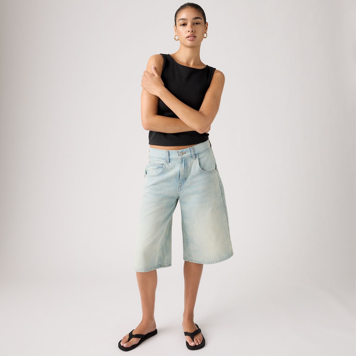 Super Baggy Women's Jorts — Cielito Lindo Jort - Light Wash