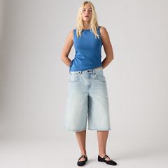 Super Baggy Jorts — Remember Together - Medium Wash 1