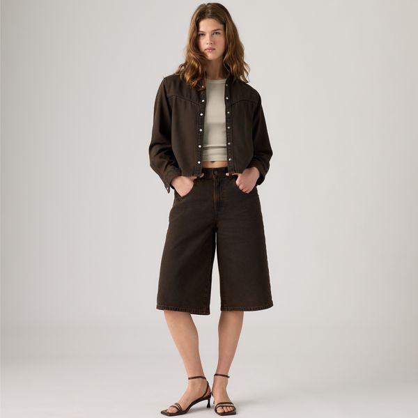 Super Baggy Jorts — South City - Brown