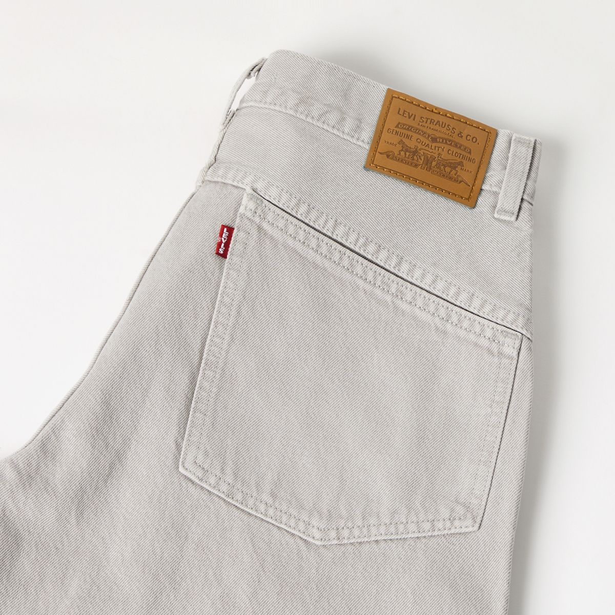 Super Baggy Women's Jorts — Pebbled Path - Grey
