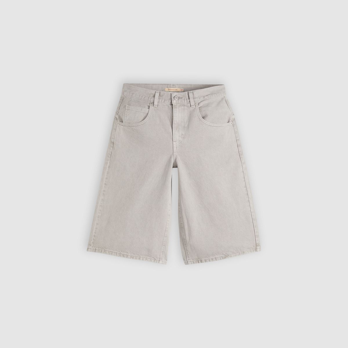 Super Baggy Women's Jorts — Pebbled Path - Grey