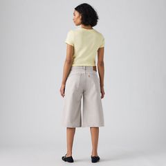 Super Baggy Women's Jorts — Pebbled Path - Grey 3