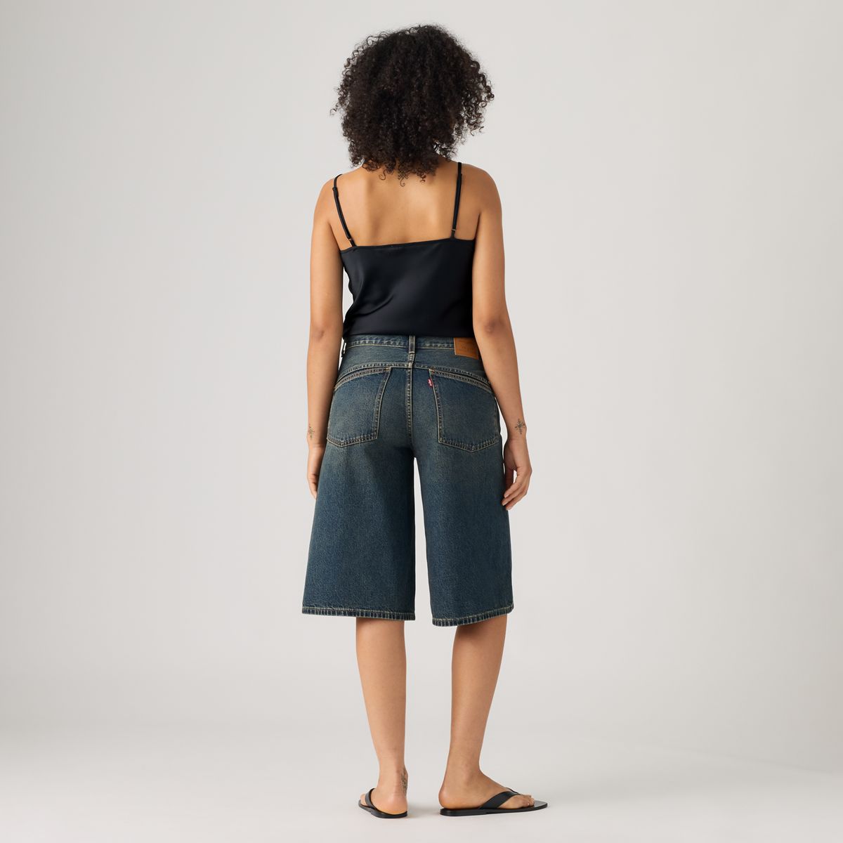 Super Baggy Women's Jorts — Happy Tale Jort - Medium Wash