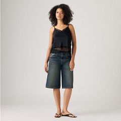 Super Baggy Women's Jorts — Happy Tale Jort - Medium Wash 5