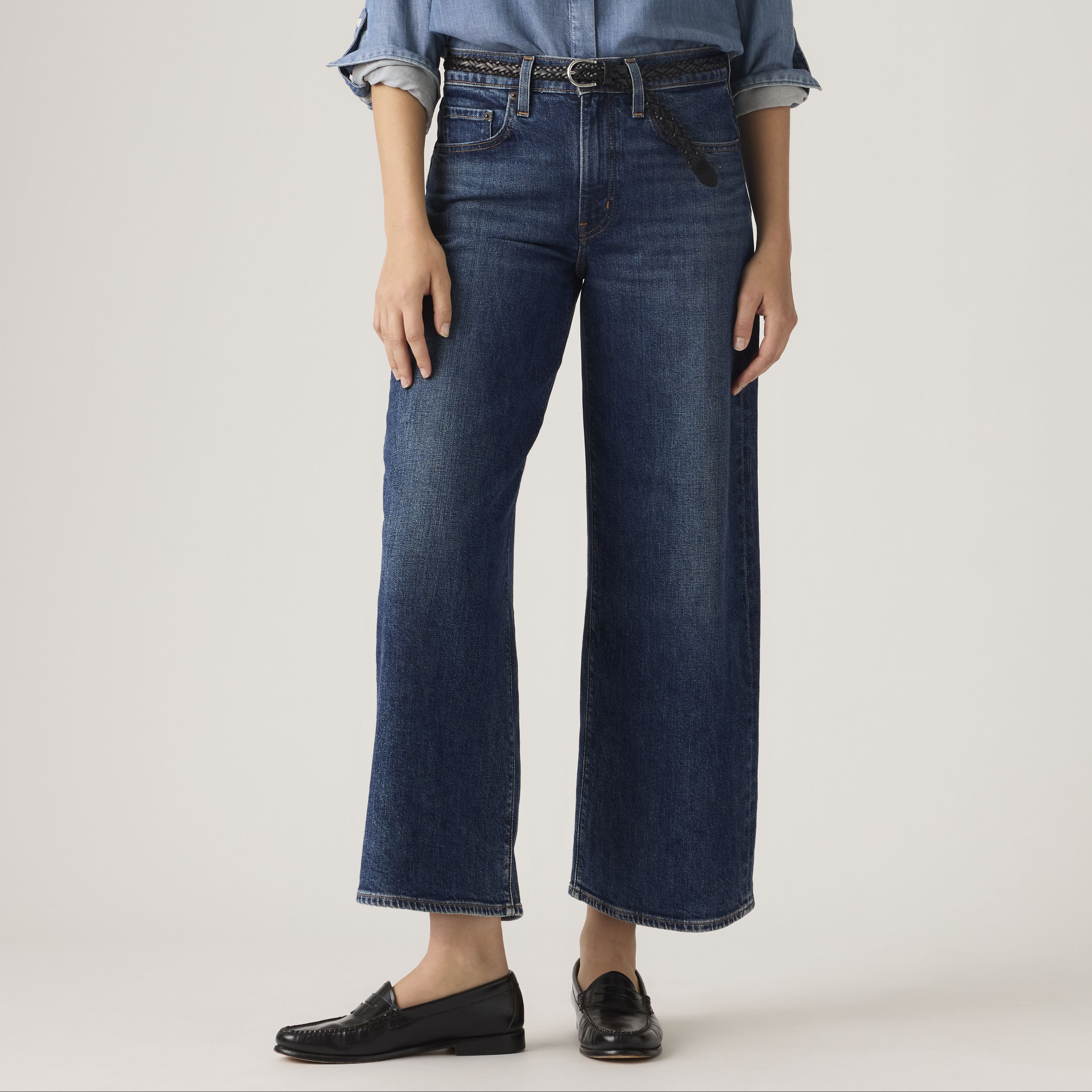 728 High-Rise Wide-Leg Ankle Women's Jeans 2