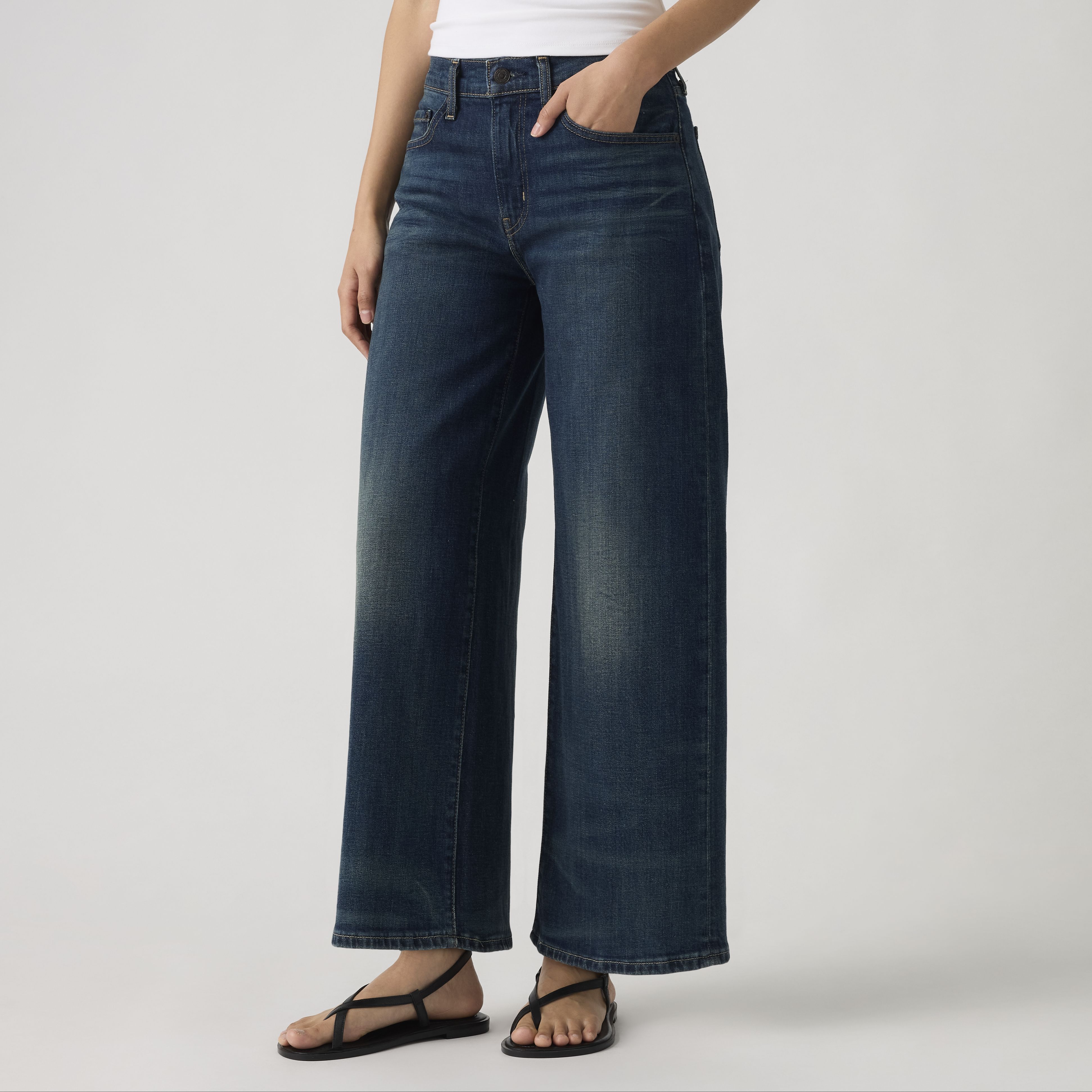 728 High-Rise Wide-Leg Ankle Candiani Women's Jeans 2