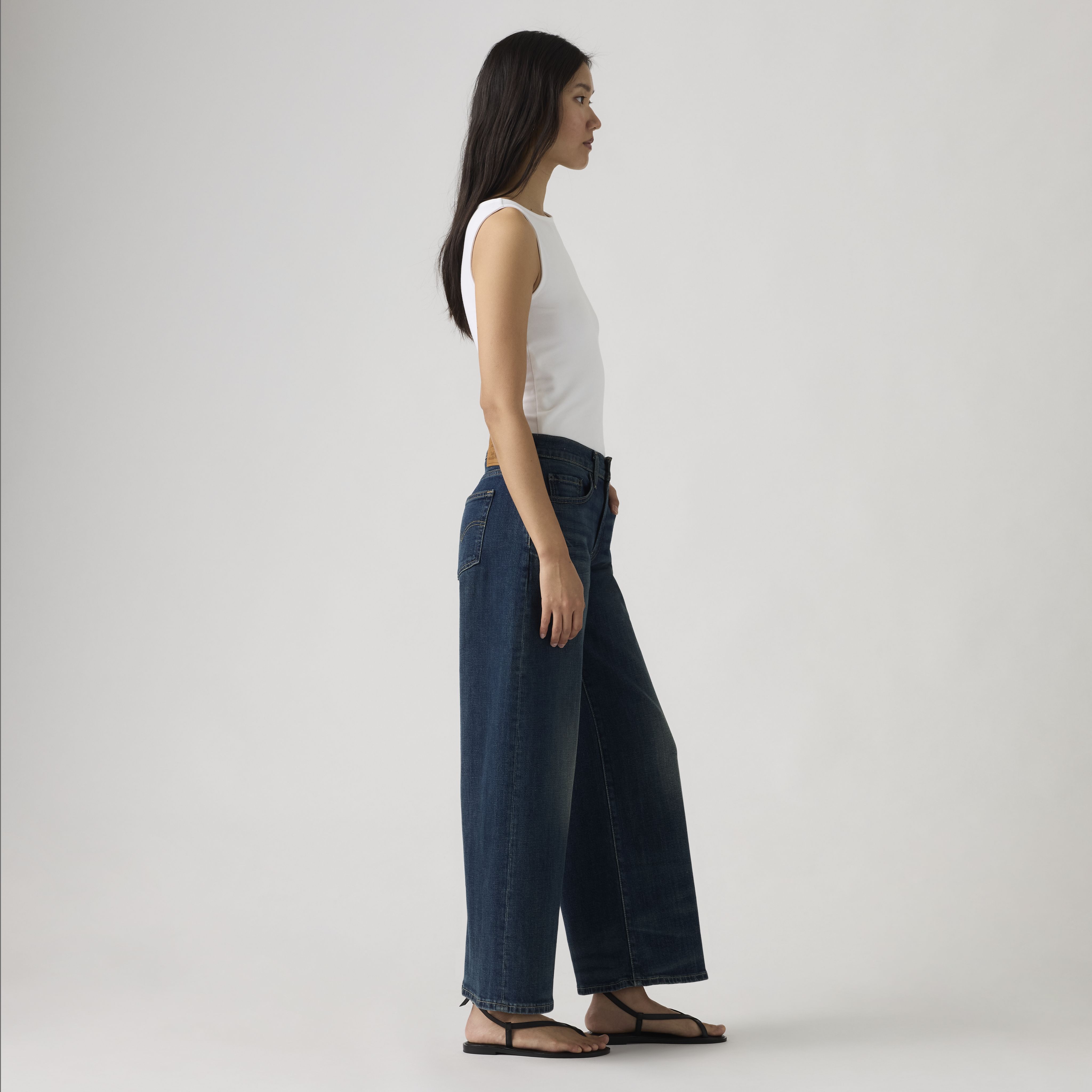 728 High-Rise Wide-Leg Ankle Candiani Women's Jeans 4