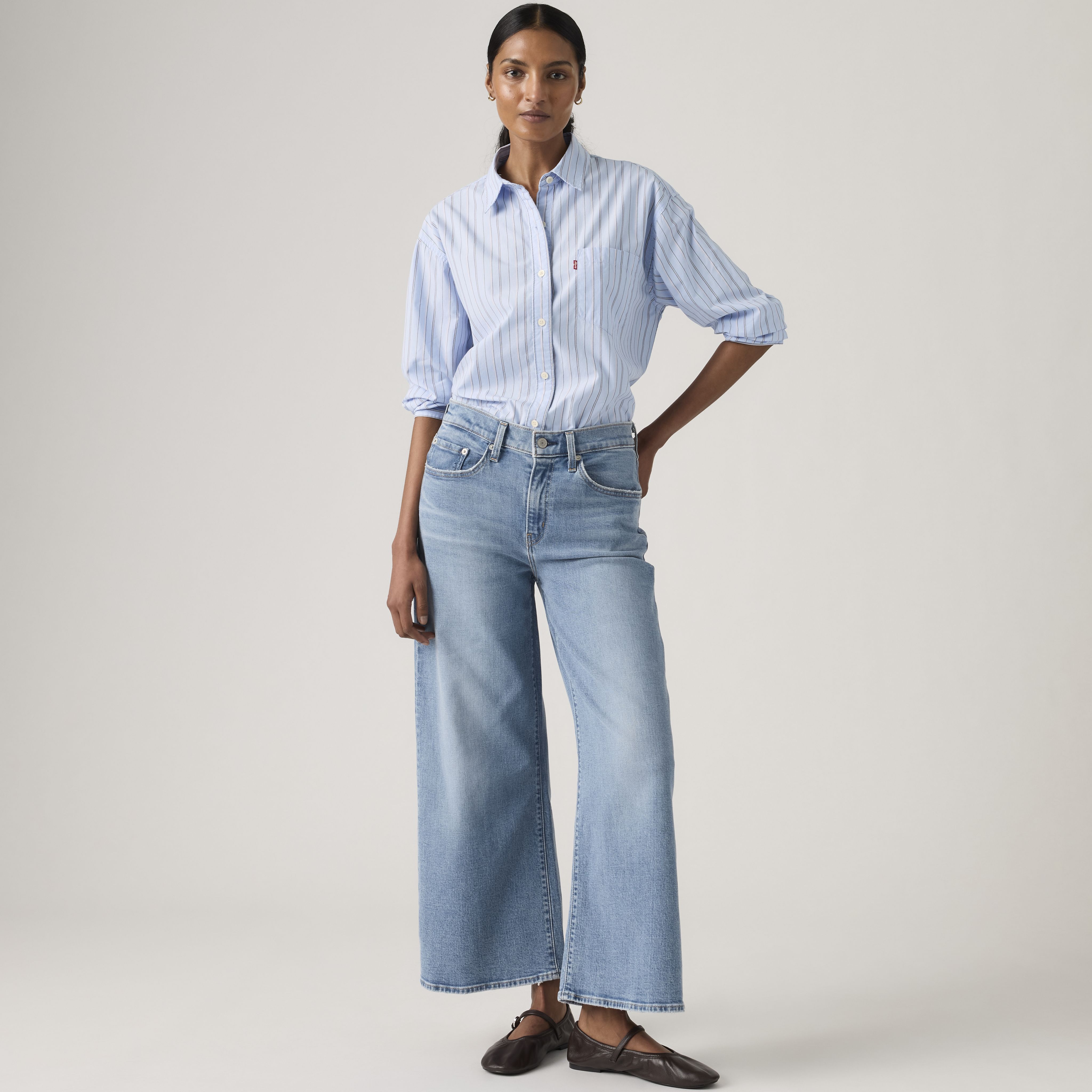 728 High-Rise Wide-Leg Ankle Candiani Women's Jeans 1