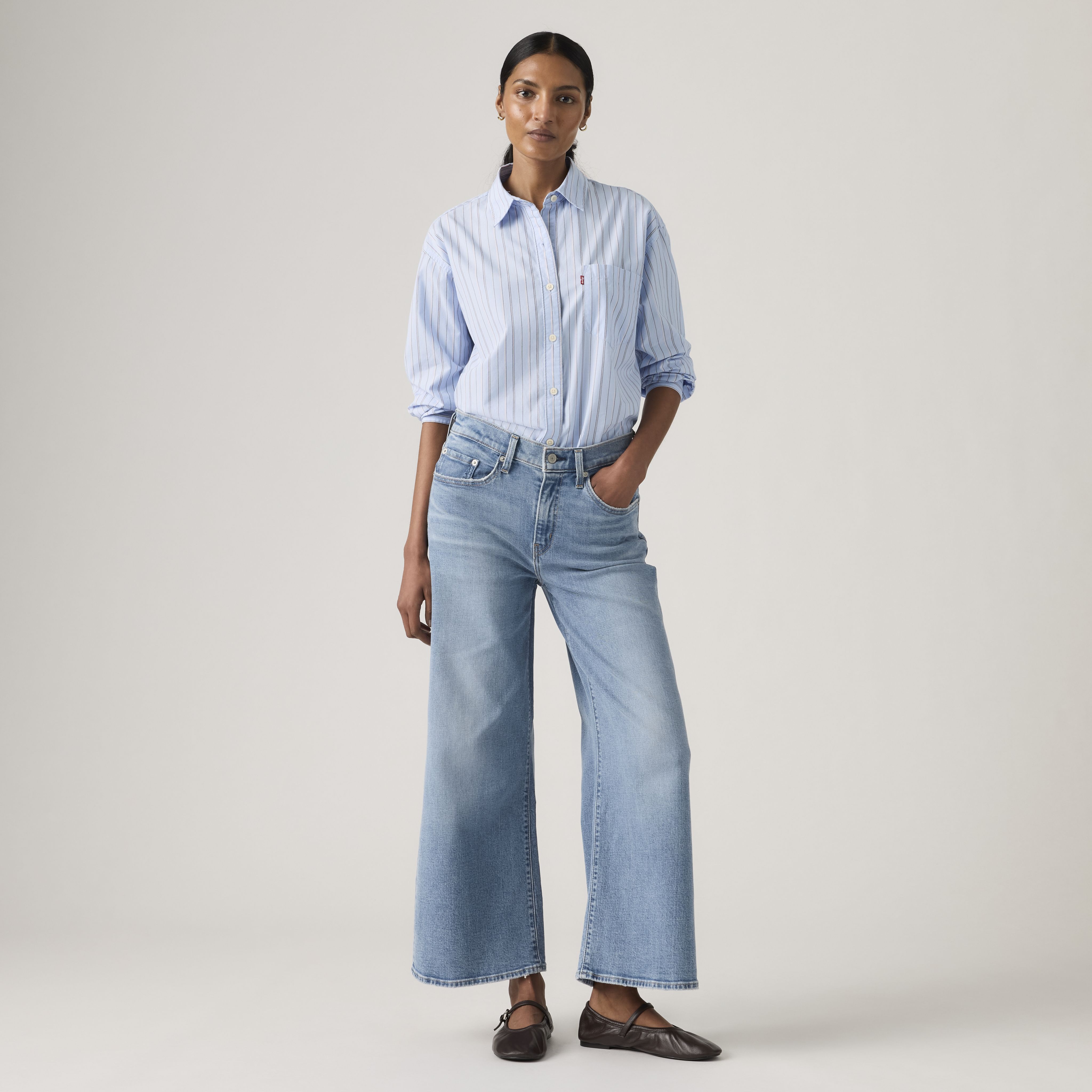 728 High-Rise Wide-Leg Ankle Candiani Women's Jeans 5