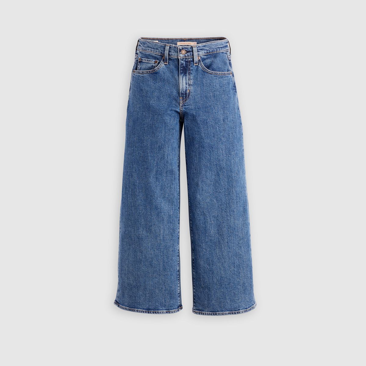728 High-Rise Wide-Leg Ankle Women's Jeans — All Money Mid - Medium Wash