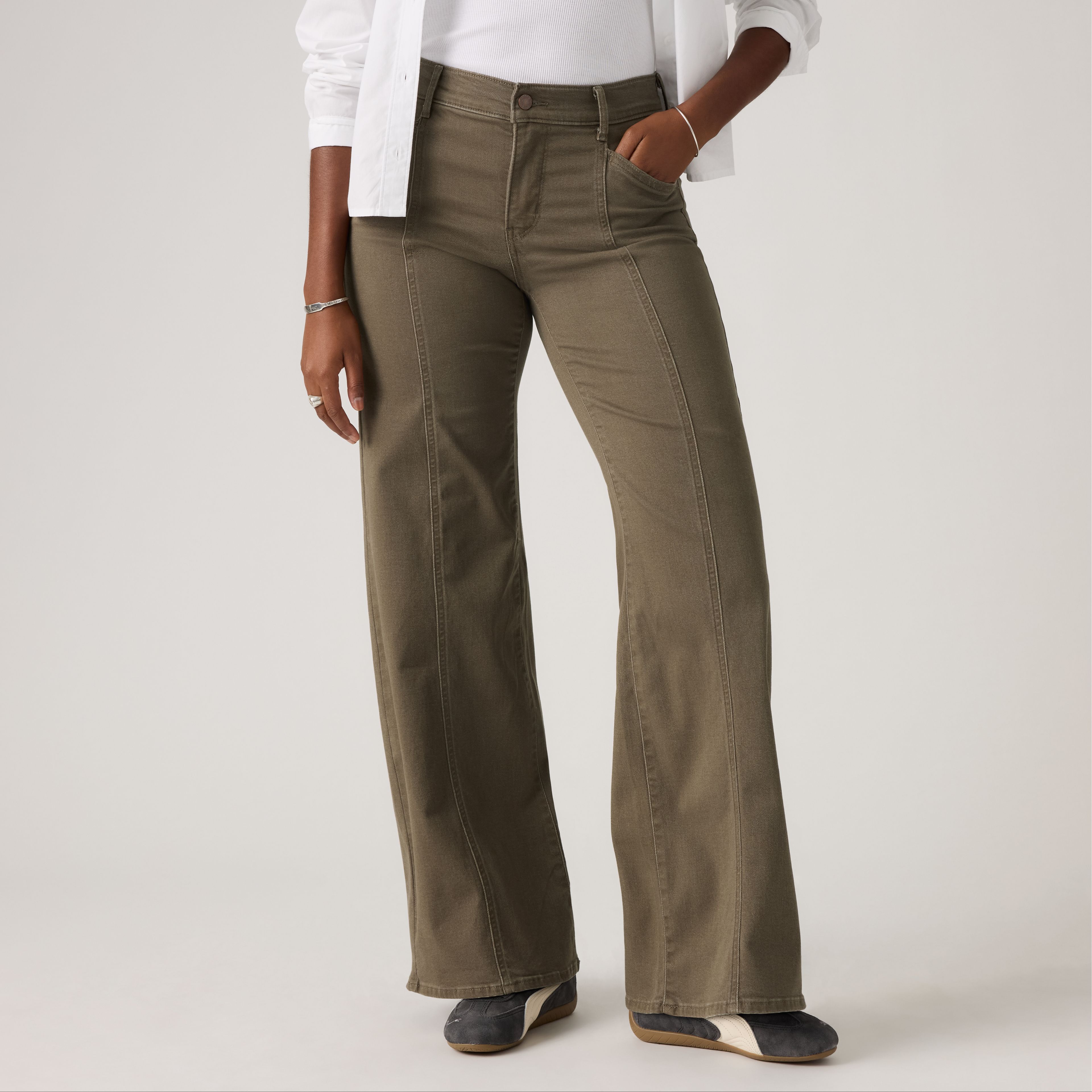 318 Seamed Wide-Leg Women's Jeans