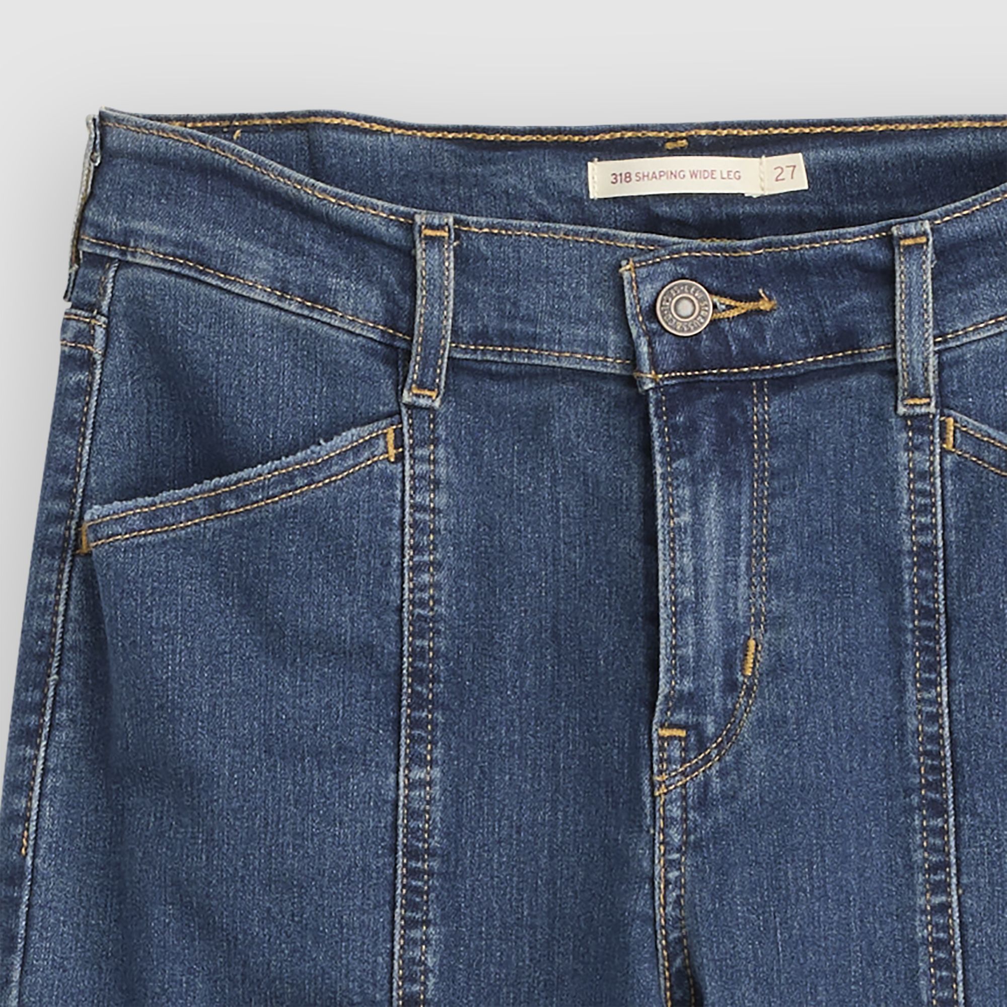 318 Seamed Wide-Leg Women's Jeans 7