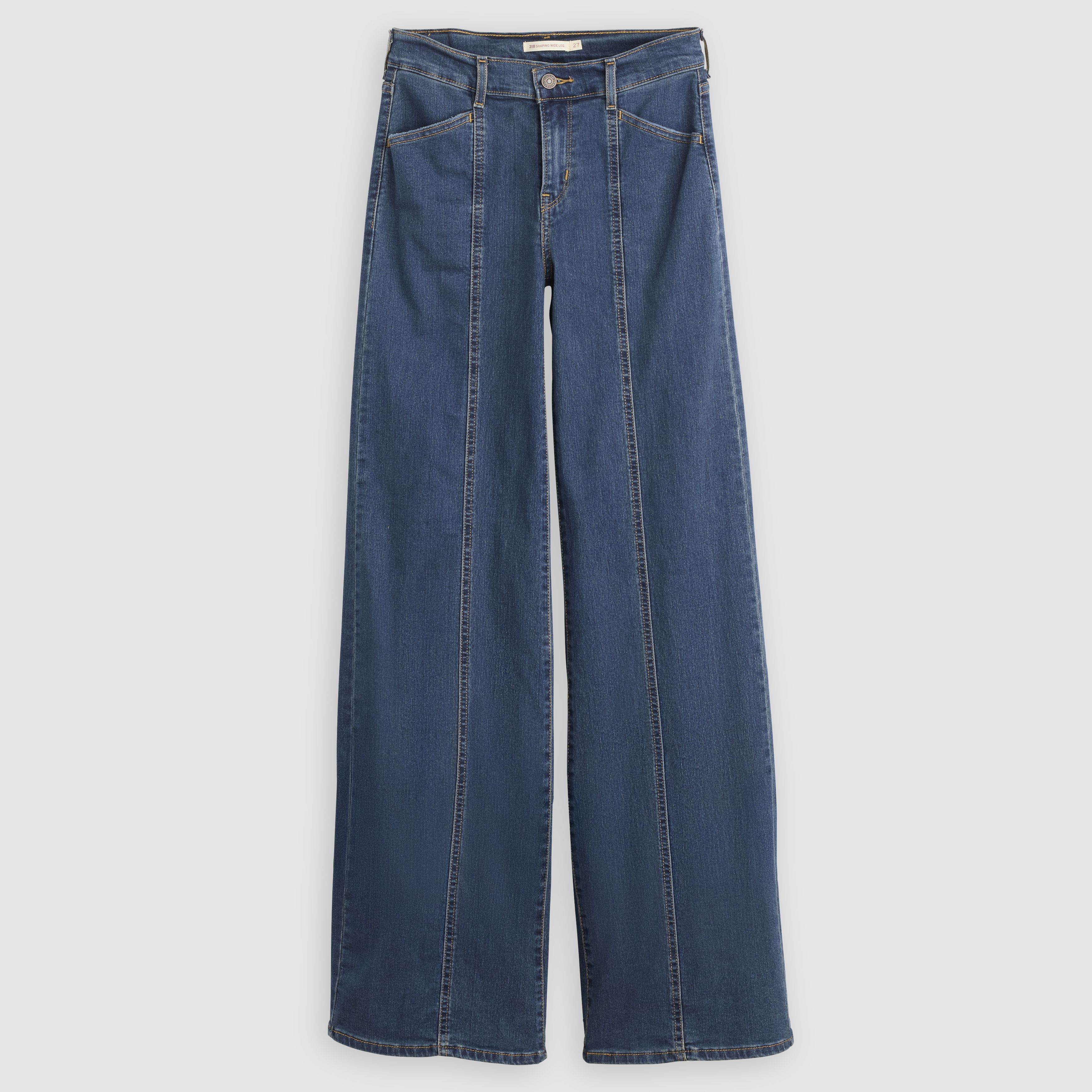 318 Seamed Wide-Leg Women's Jeans 6