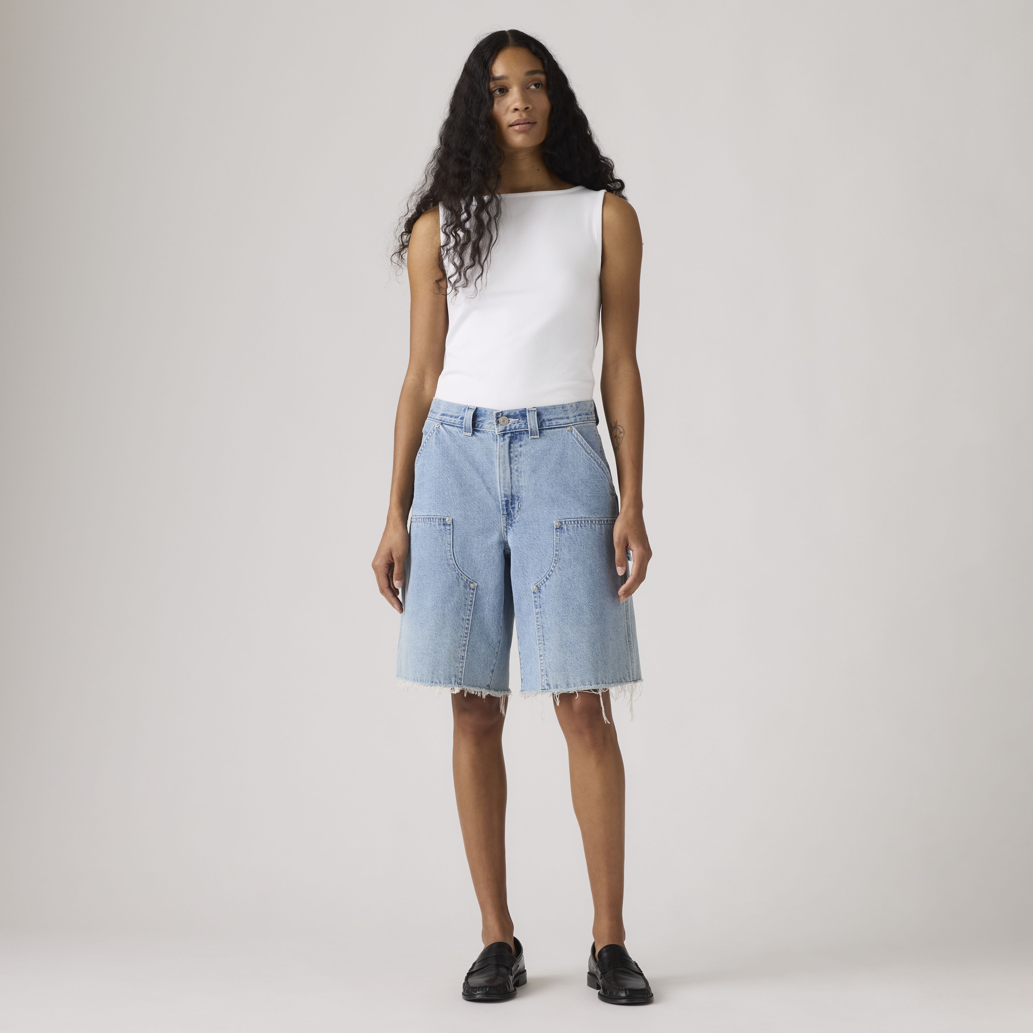 Baggy Dad Utility Women's Shorts 12