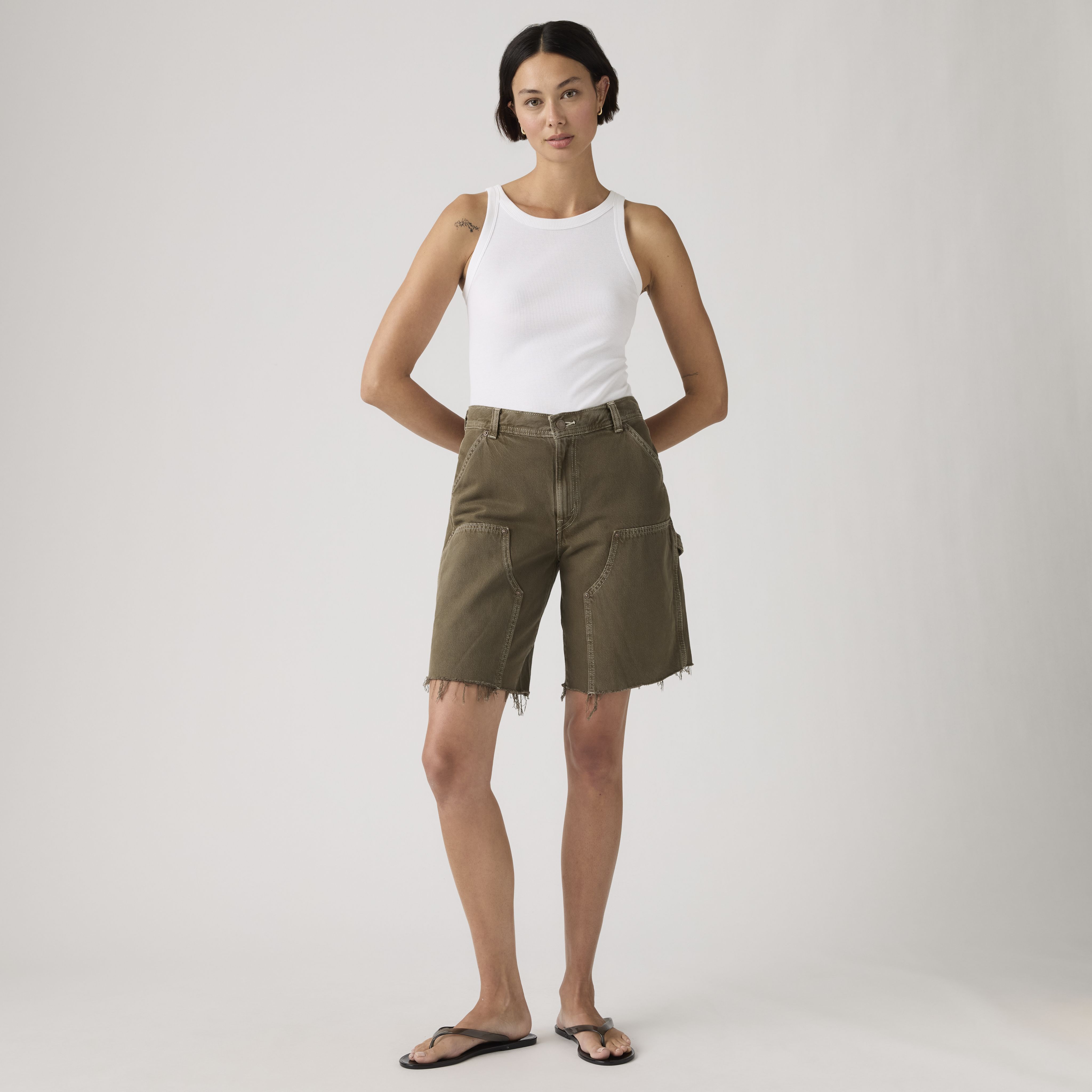 Baggy Dad Utility Shorts 1
