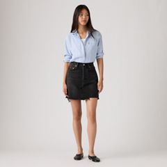 Deconstructed Skirt — Rebel Edge Skirt - Black 5
