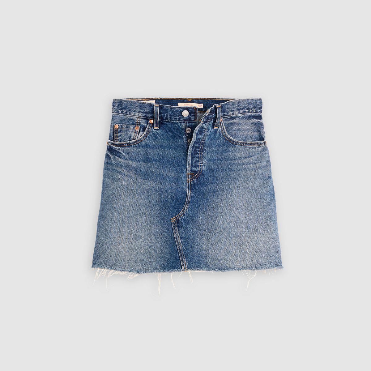 Deconstructed Skirt — Free Lunch Skirt - Dark Wash
