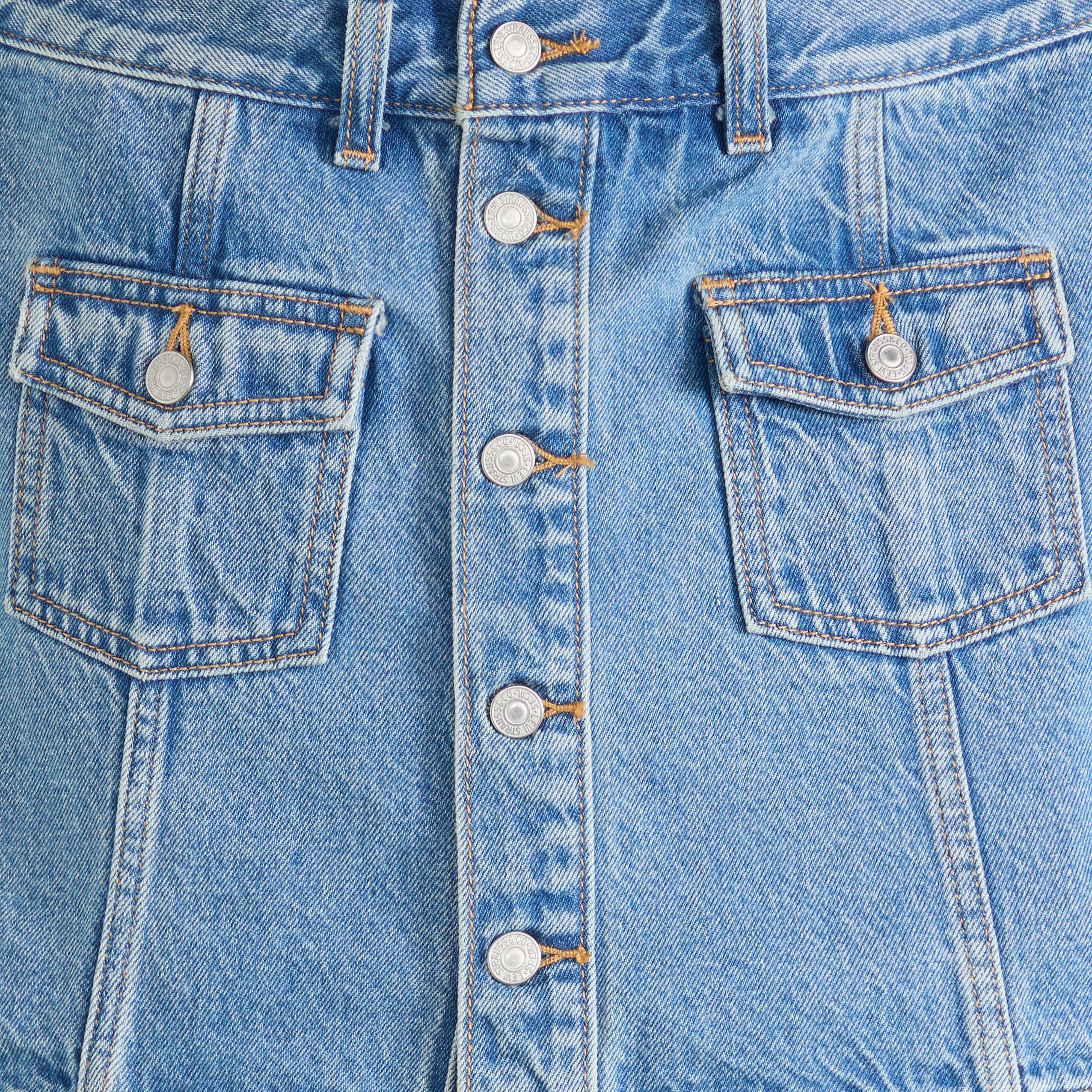 Button Front Skort 8