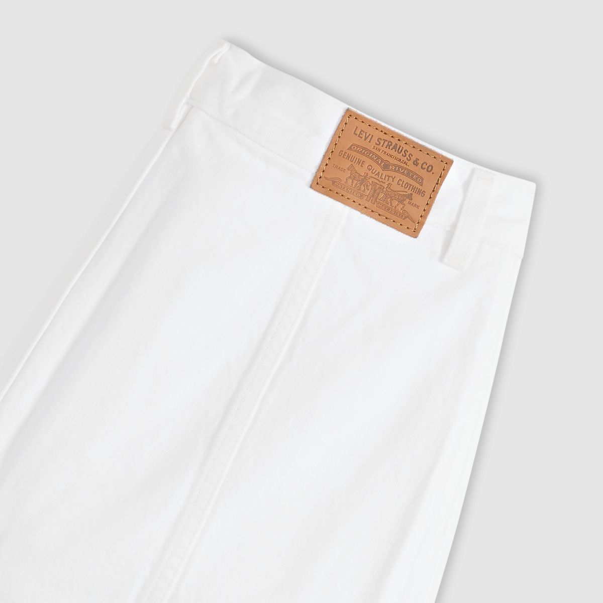 Button Front Skort — Tooth Fairy - White