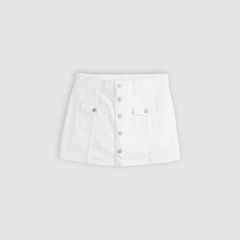 Button Front Skort — Tooth Fairy - White 6