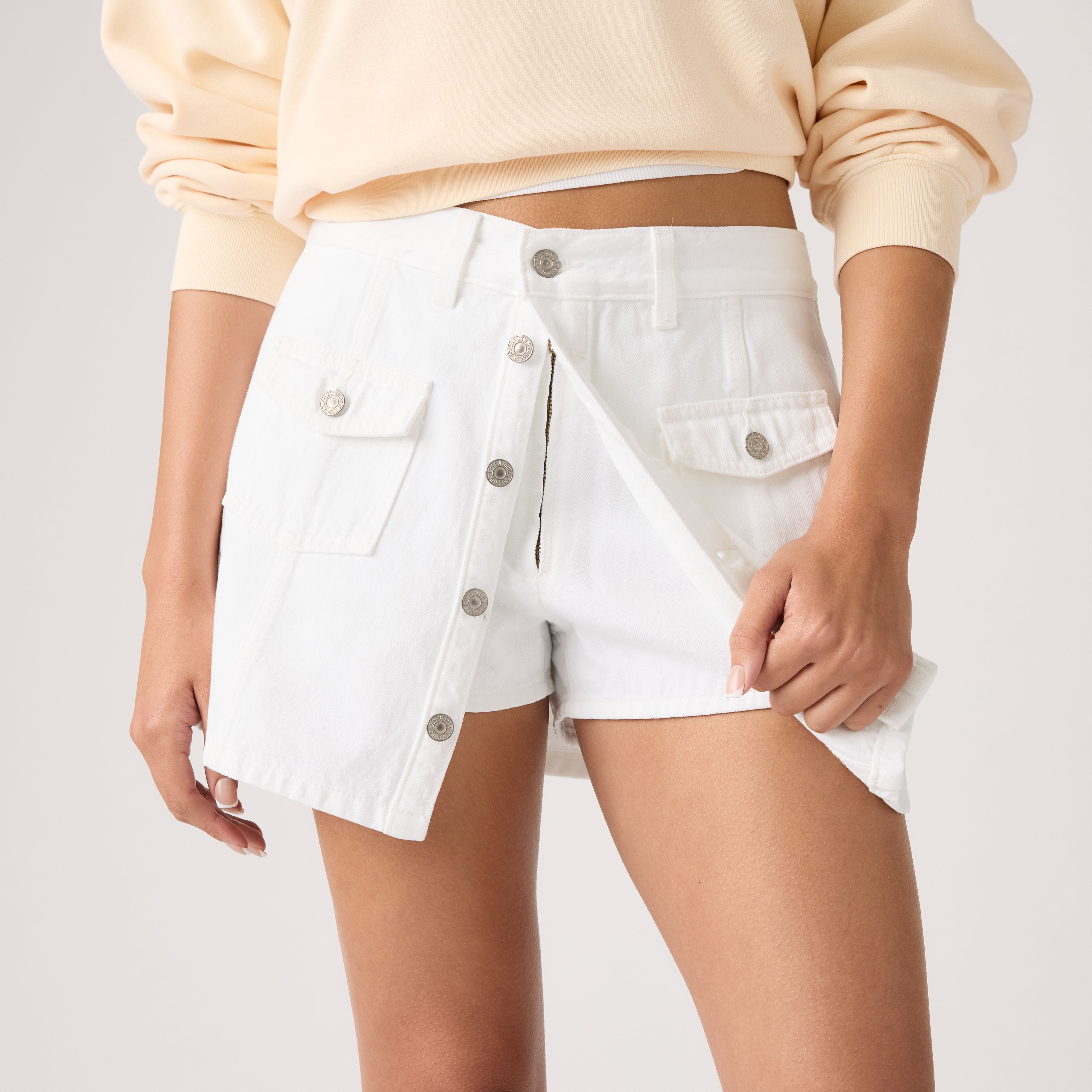 Button Front Skort 2