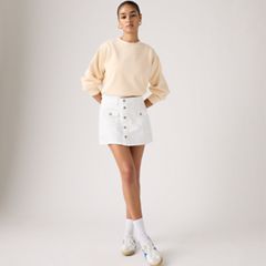 Button Front Skort — Tooth Fairy - White 1