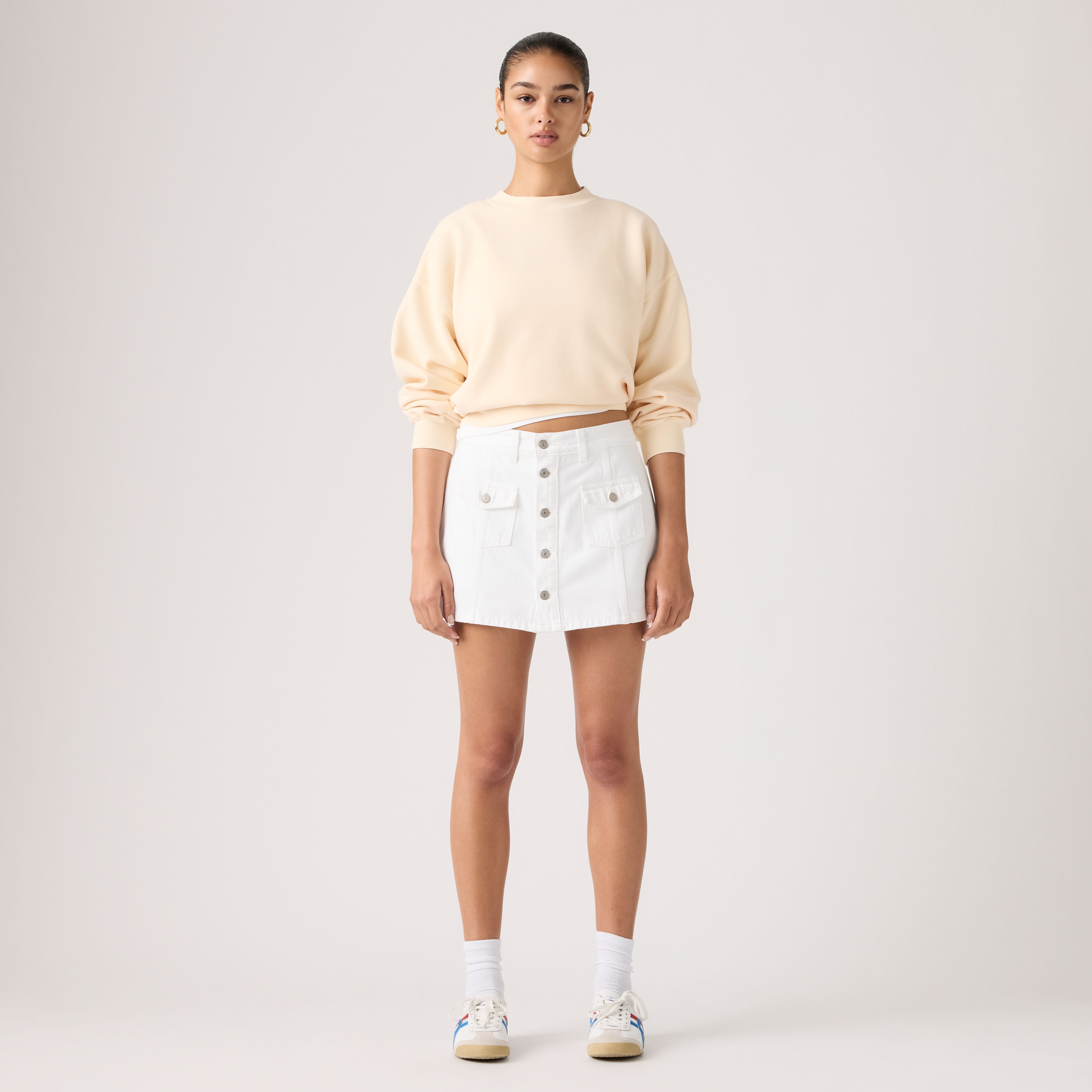 Button Front Skort 5