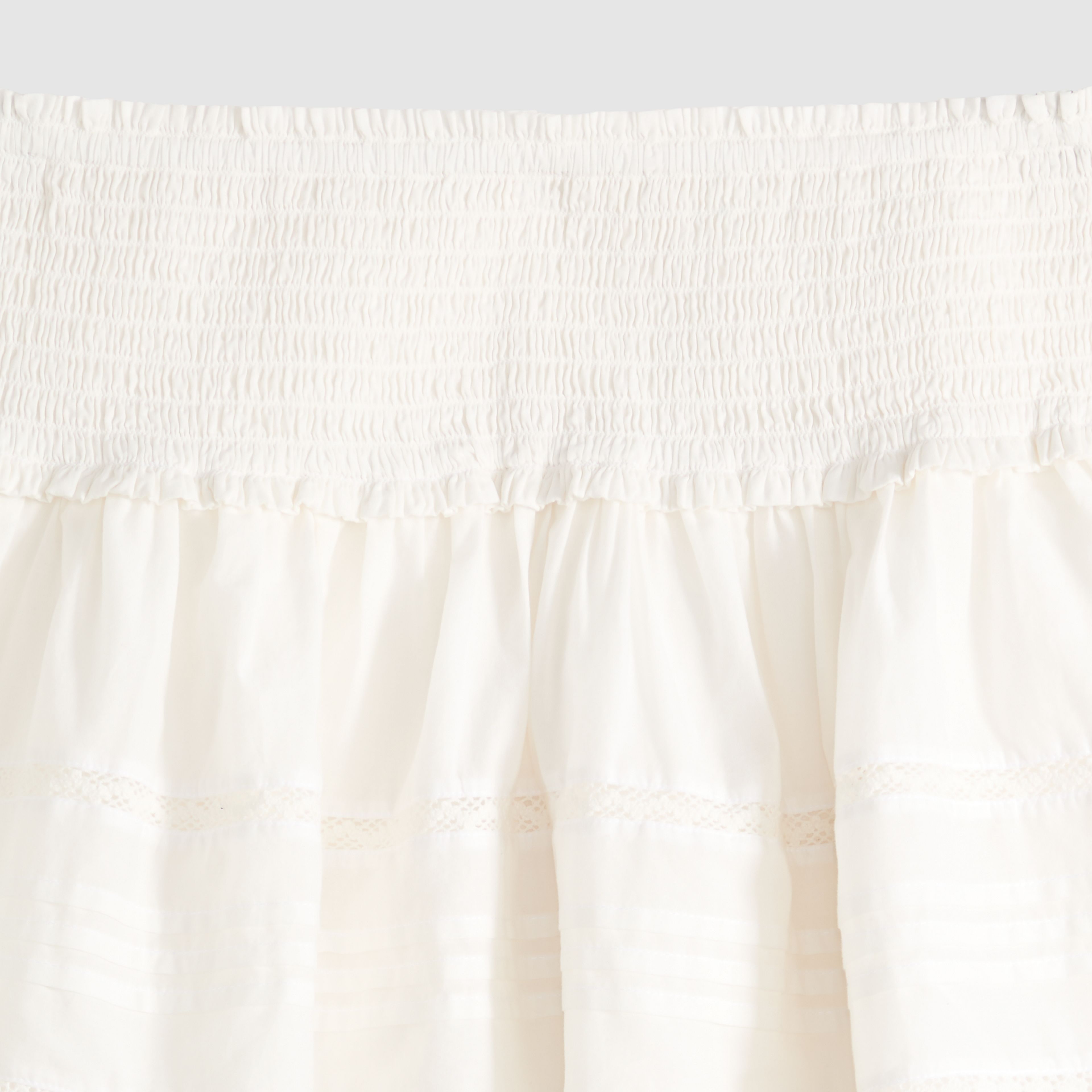 Raquel Smocked Mini Skirt