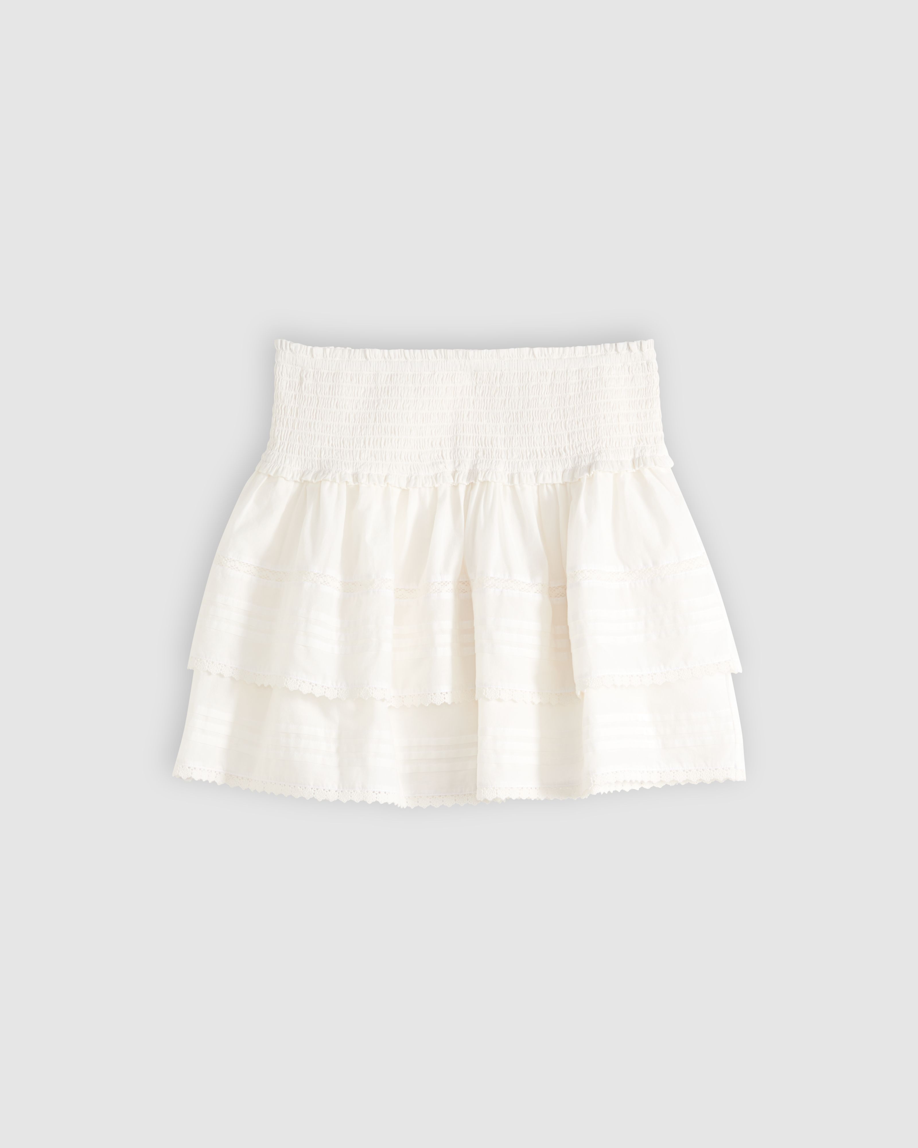 Raquel Smocked Mini Skirt 6
