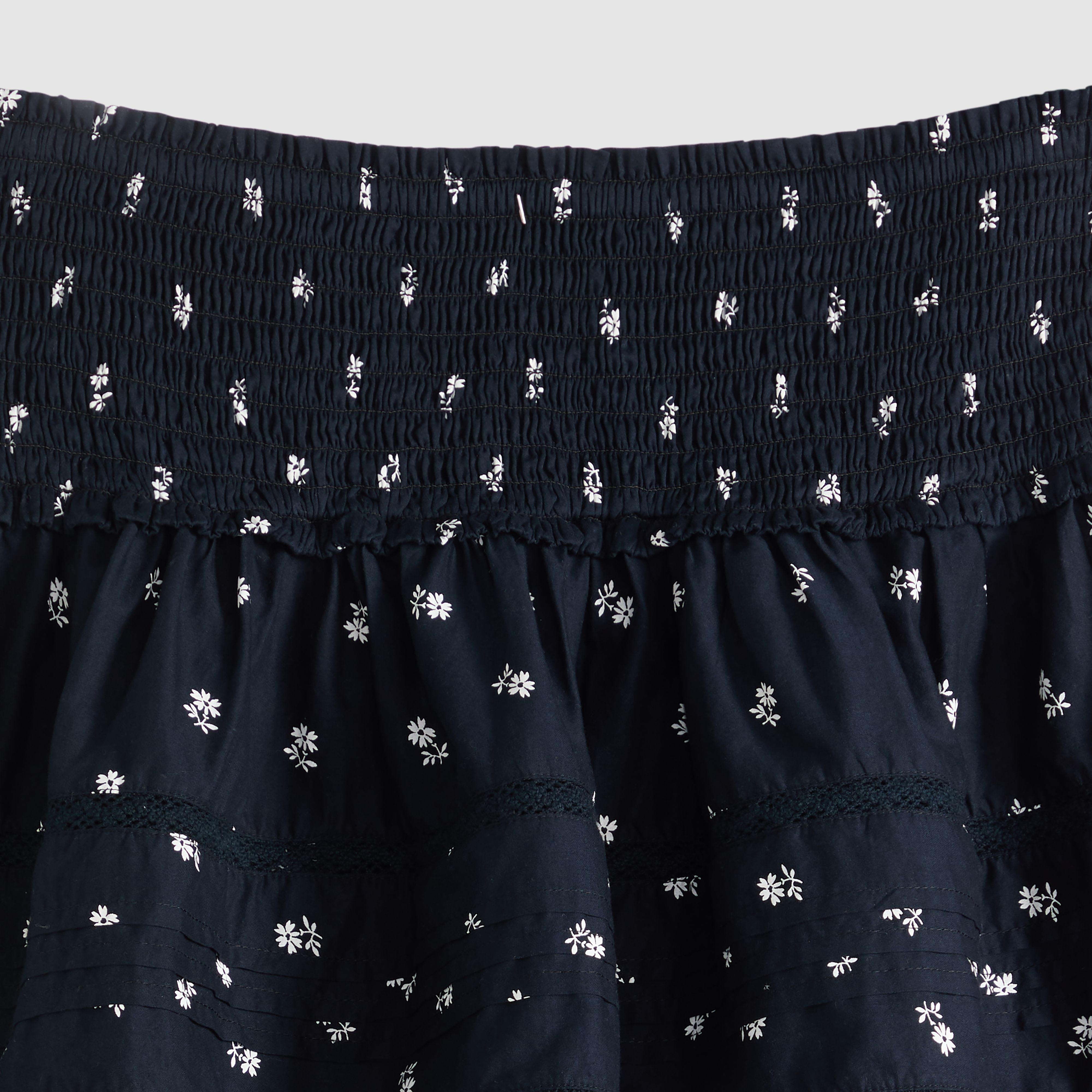 Raquel Smocked Mini Skirt 7