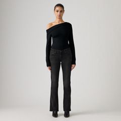 Low Slim Bootcut Women's Jeans — Rodeo Princess - Black 5