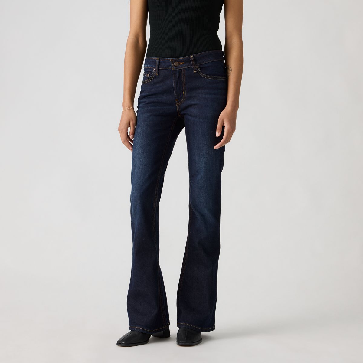Low Slim Bootcut Women's Jeans — Overheard Her - Dark Wash