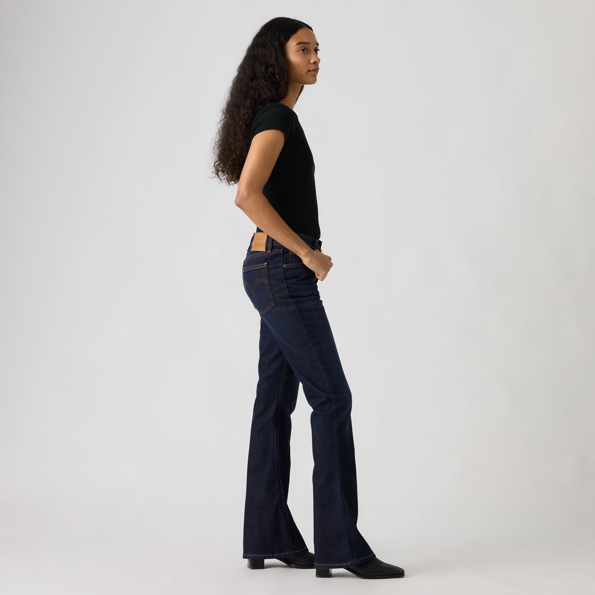 Low Slim Bootcut Women's Jeans — Overheard Her - Dark Wash