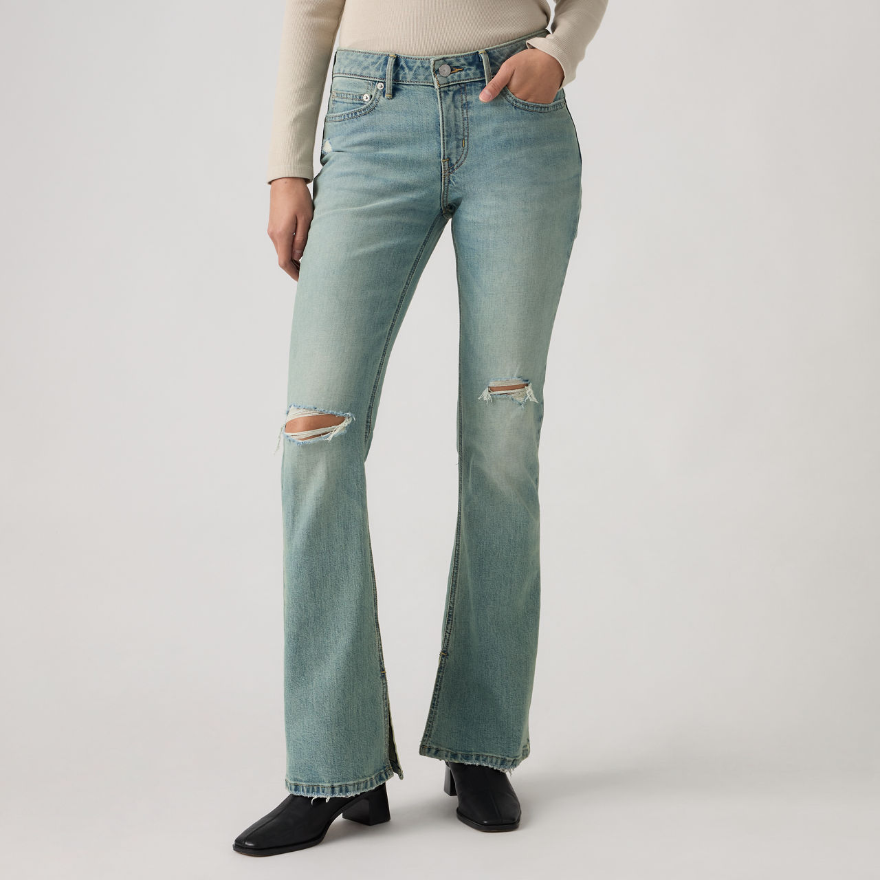 Low Slim Bootcut Women's Jeans 2