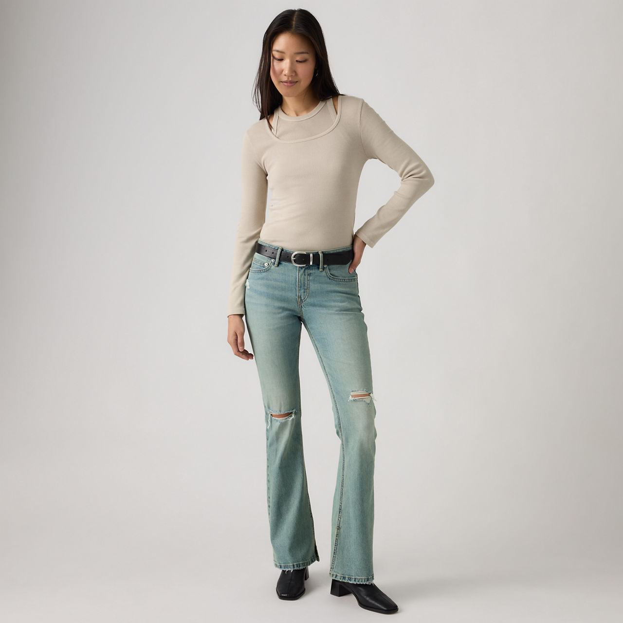 Low Slim Bootcut Women's Jeans 1