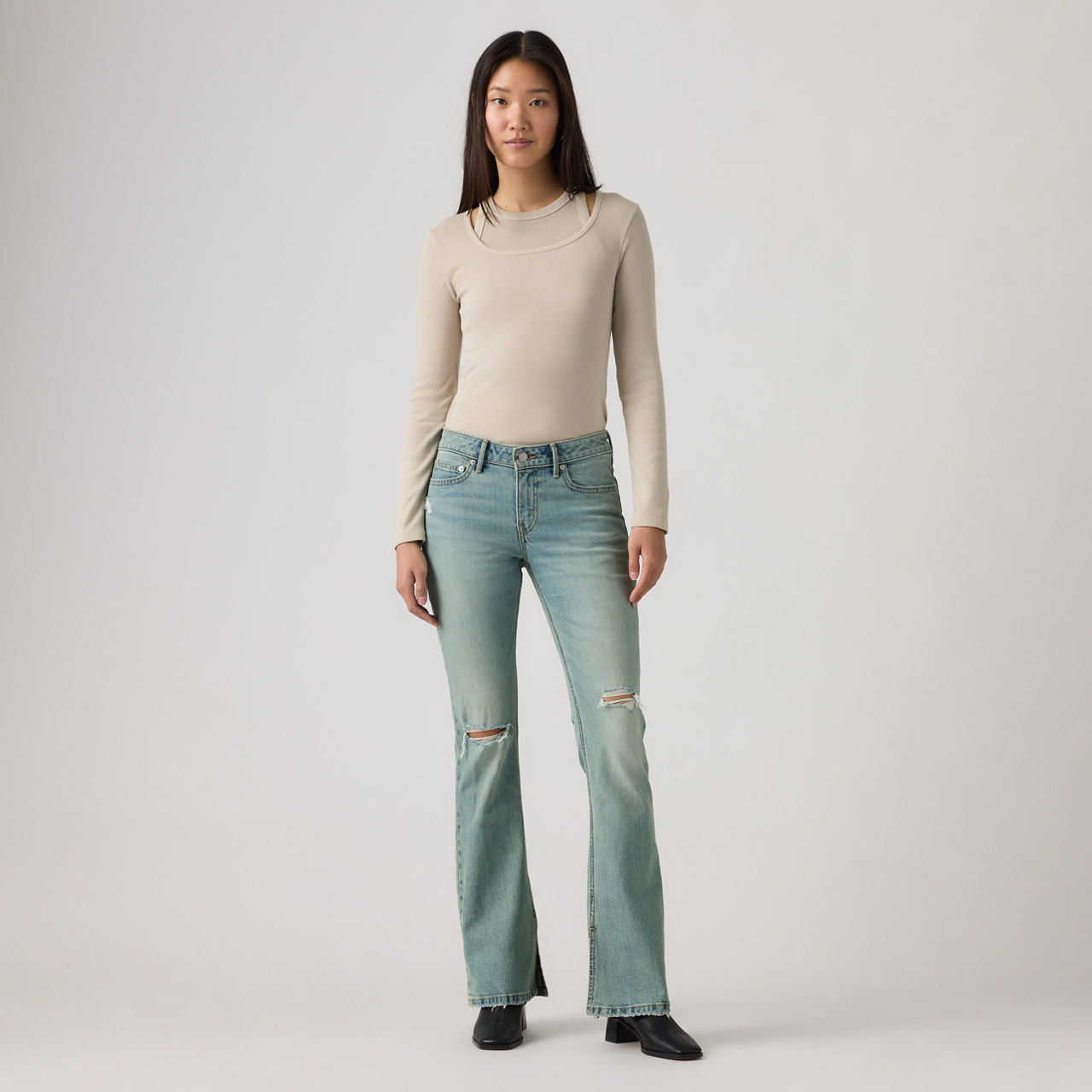 Low Slim Bootcut Women's Jeans 5