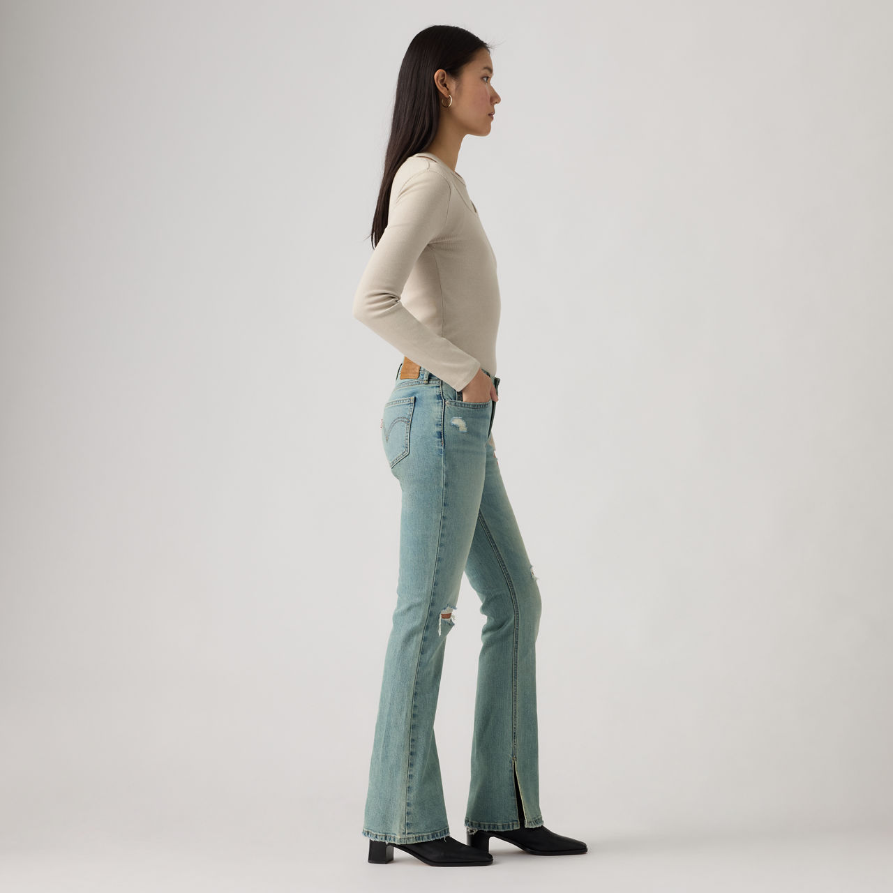 Low Slim Bootcut Women's Jeans 4