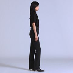 Women's Pin Slim Jeans — Whisper Black - Black 4