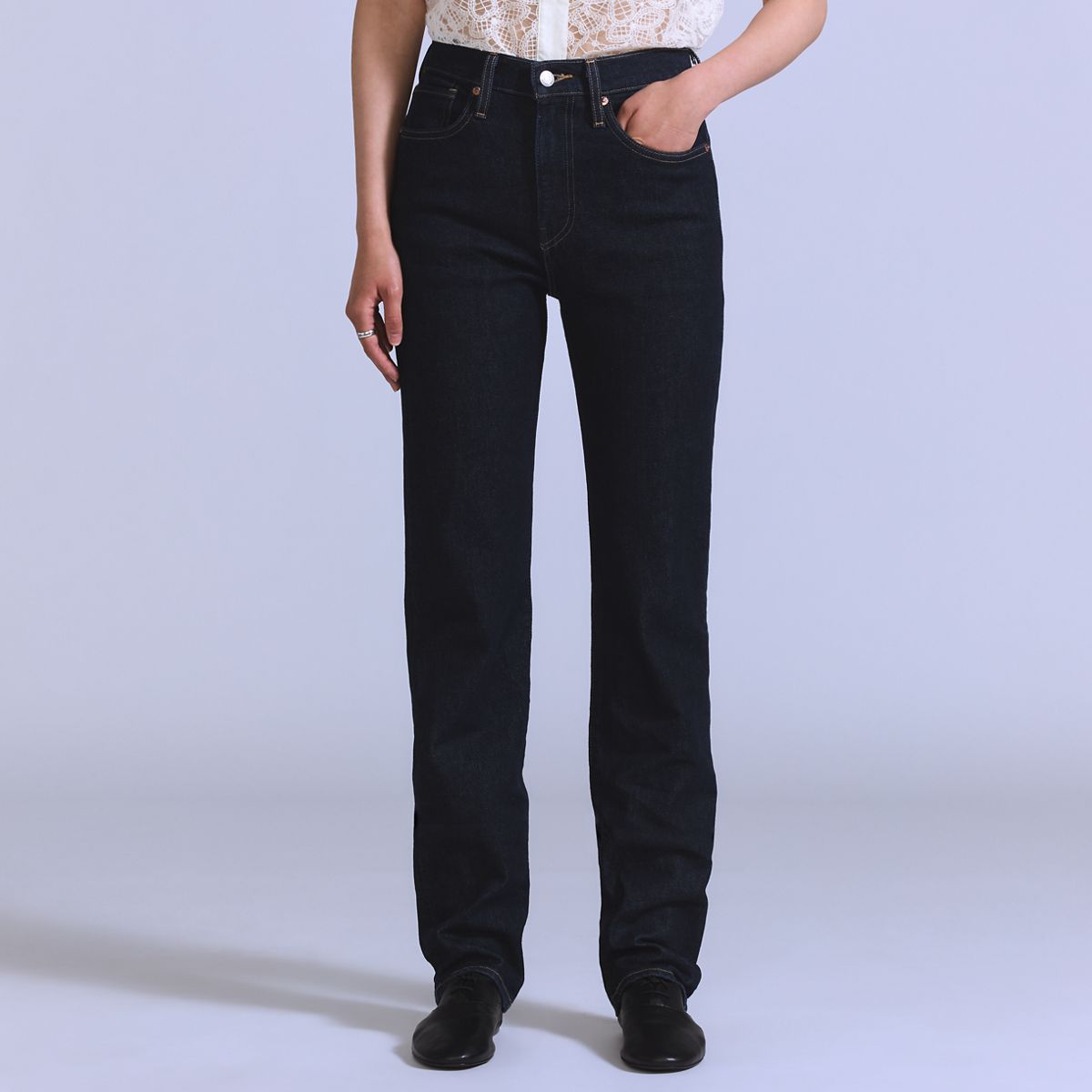 Women's Pin Slim Jeans — Bt Slim Rinse - Blue