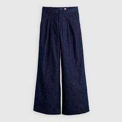 Denim Pleat Trouser — Rinse - Blue 7