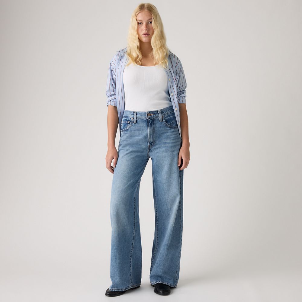 Cinch Wide-Leg Lightweight Women's Jeans