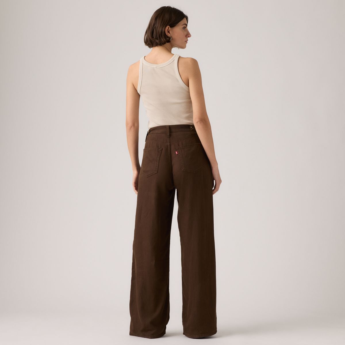 Cinch Wide-Leg Women's Jeans — Hot Fudge - Brown