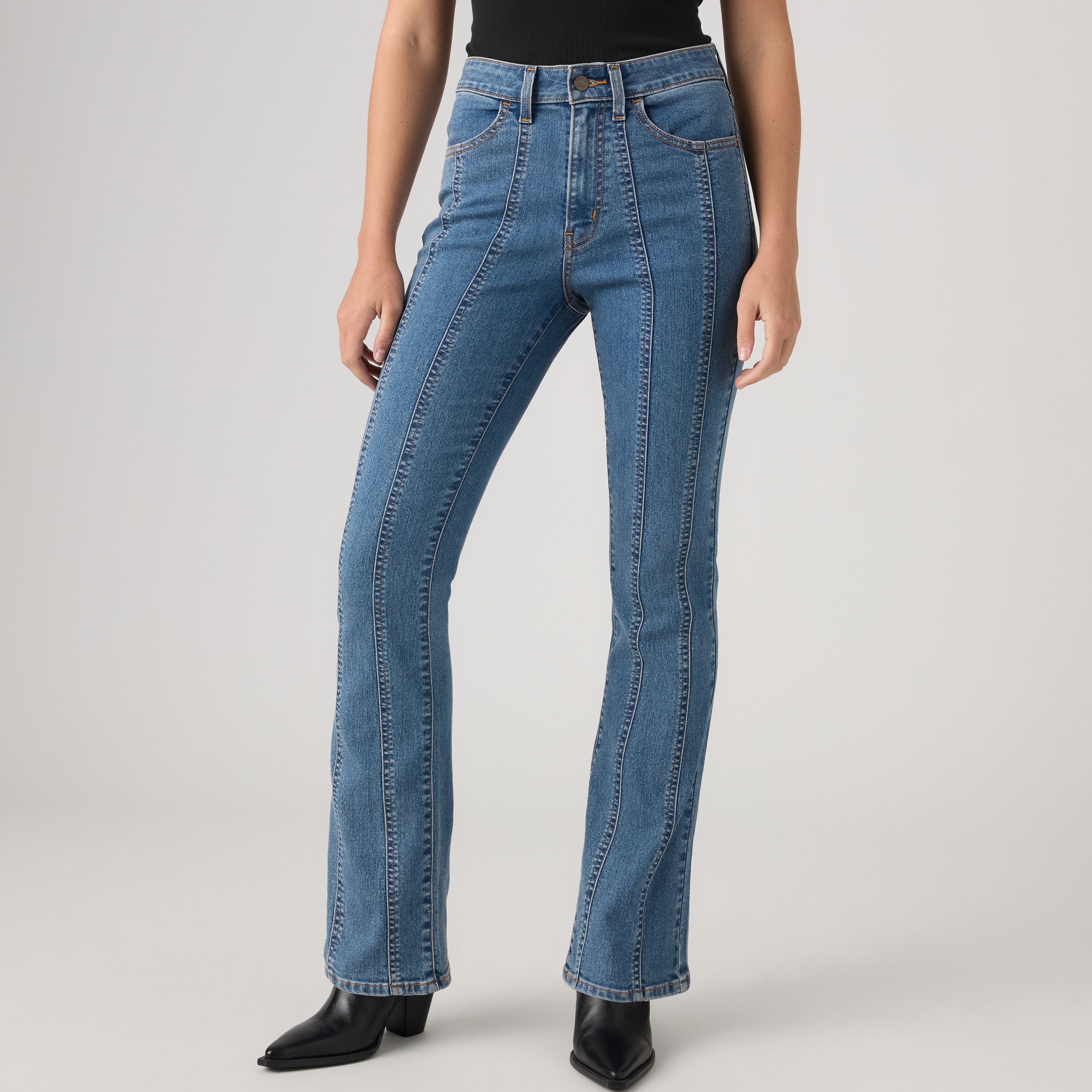 725 High-Rise Bootcut Seamed Women's Jeans 2