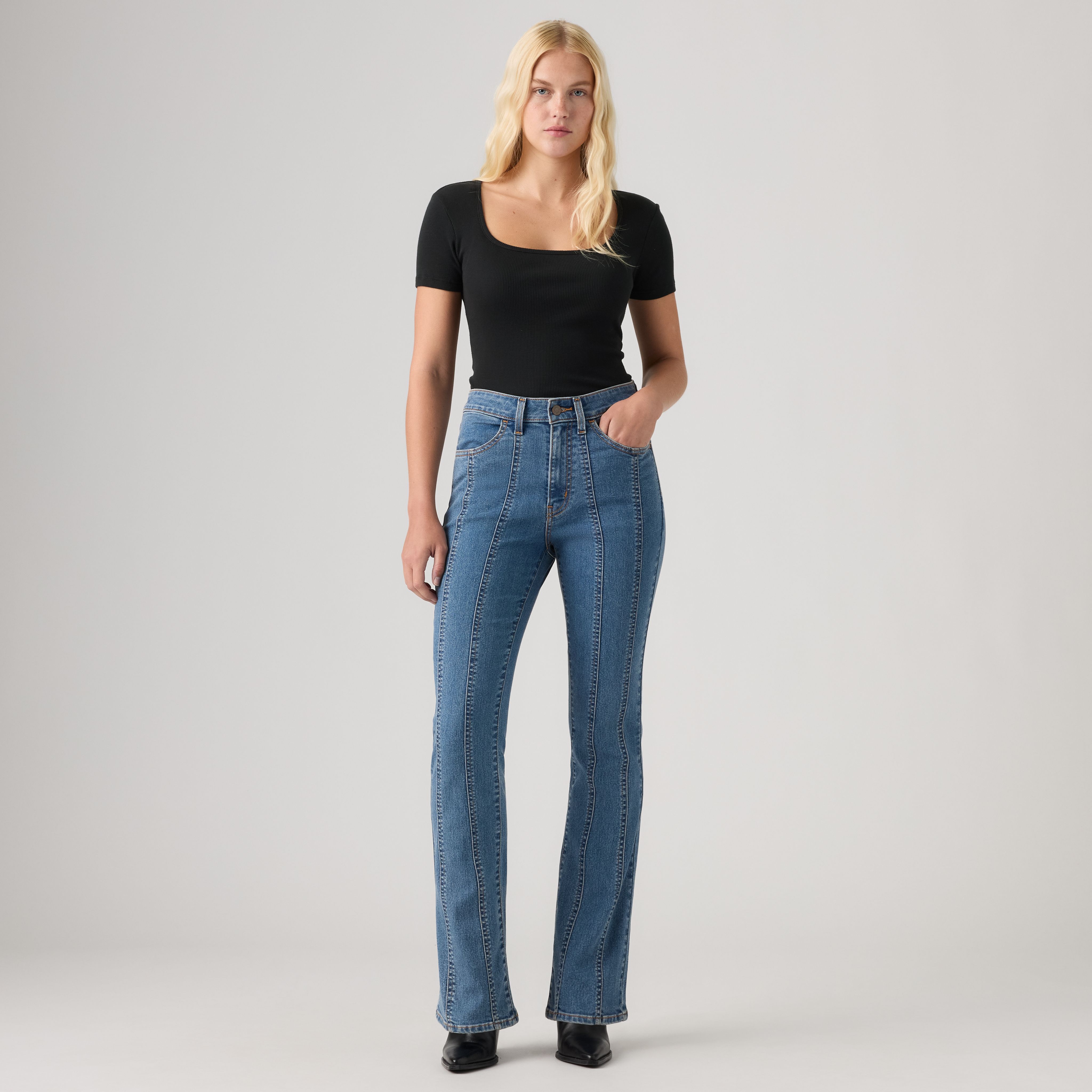 725 High-Rise Bootcut Seamed Women's Jeans 15