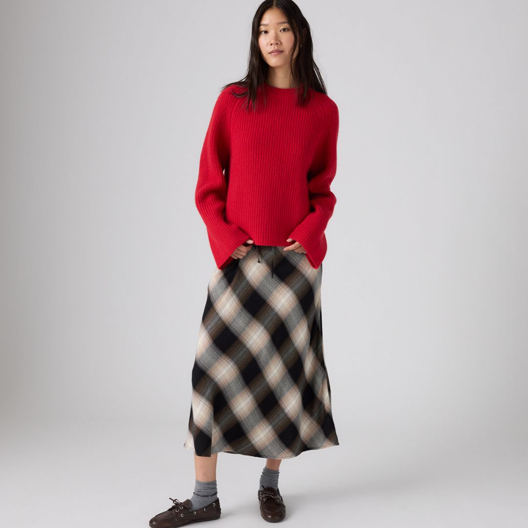 Levi's Noemi Slip Midi Skirt - Women's L