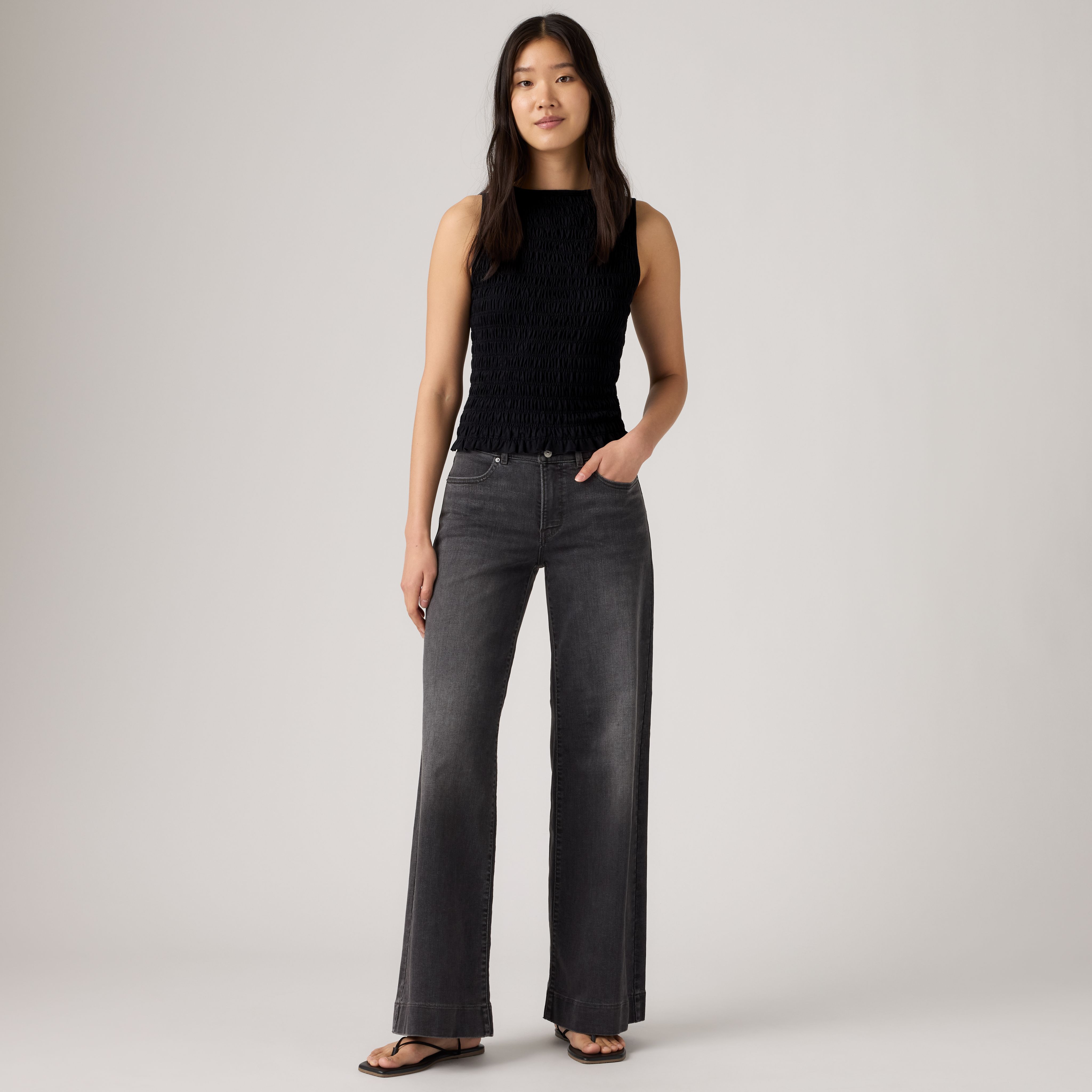 318 Tailored Wide Leg Jeans 1