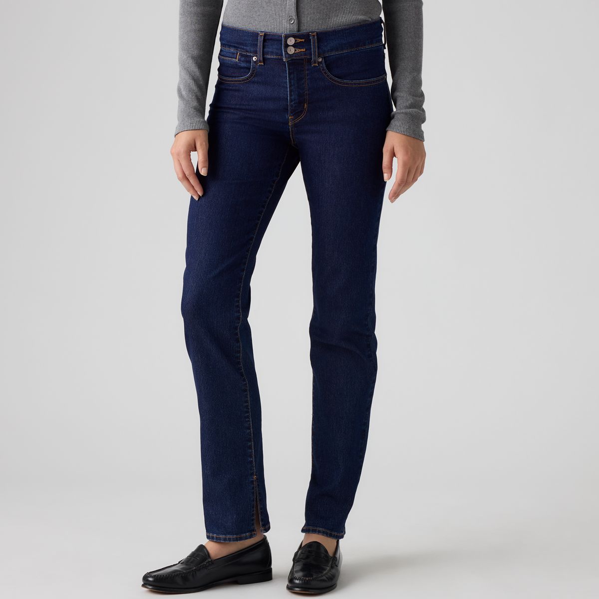 Tailored Denim Vest — Outside The Screen - Dark Wash