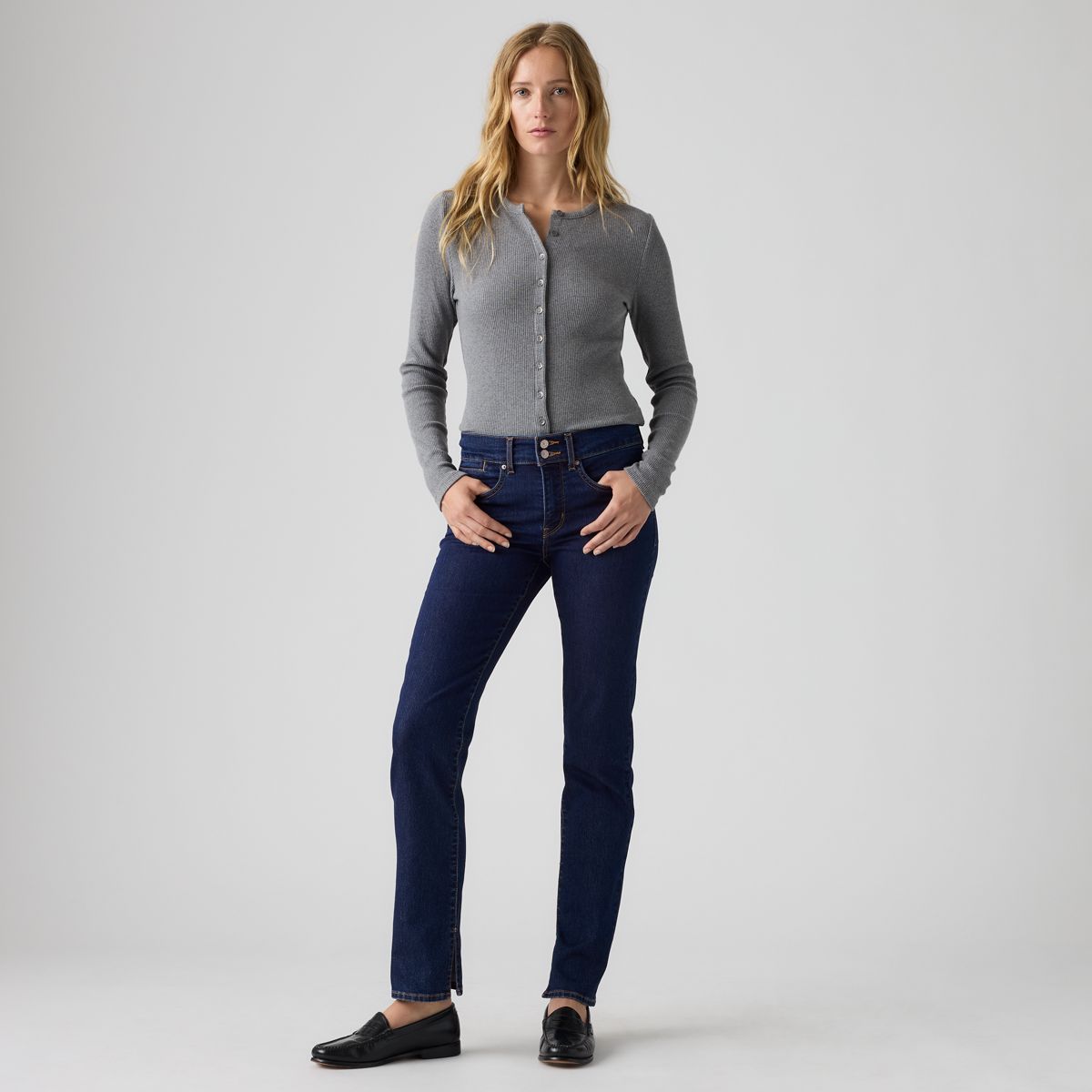Tailored Denim Vest — Outside The Screen - Dark Wash