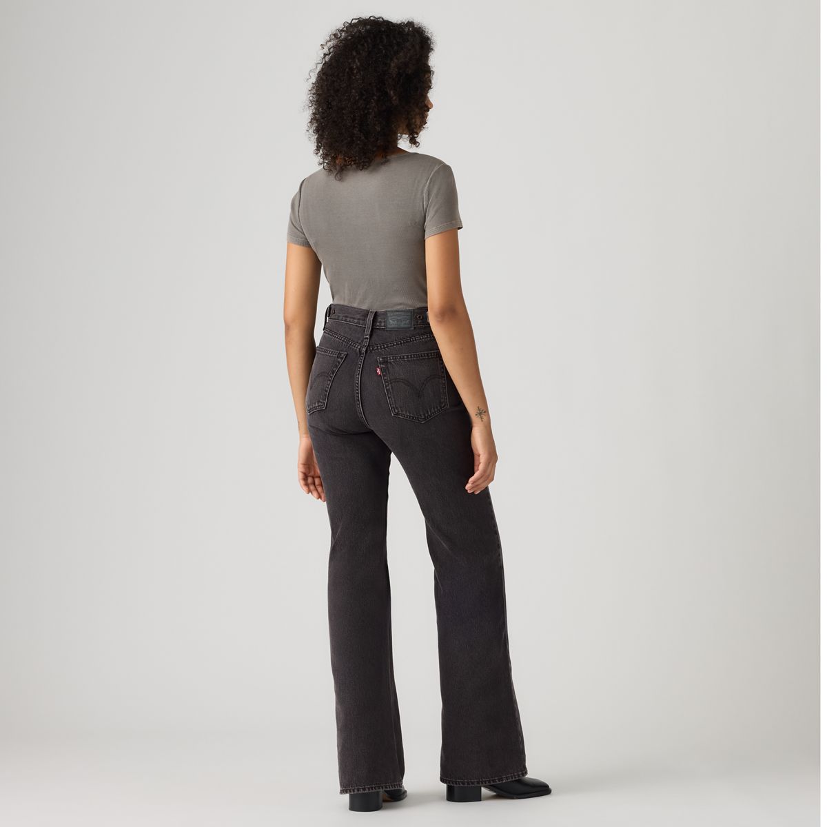 Cinch Flare Women's Jeans — Until Noon - Black